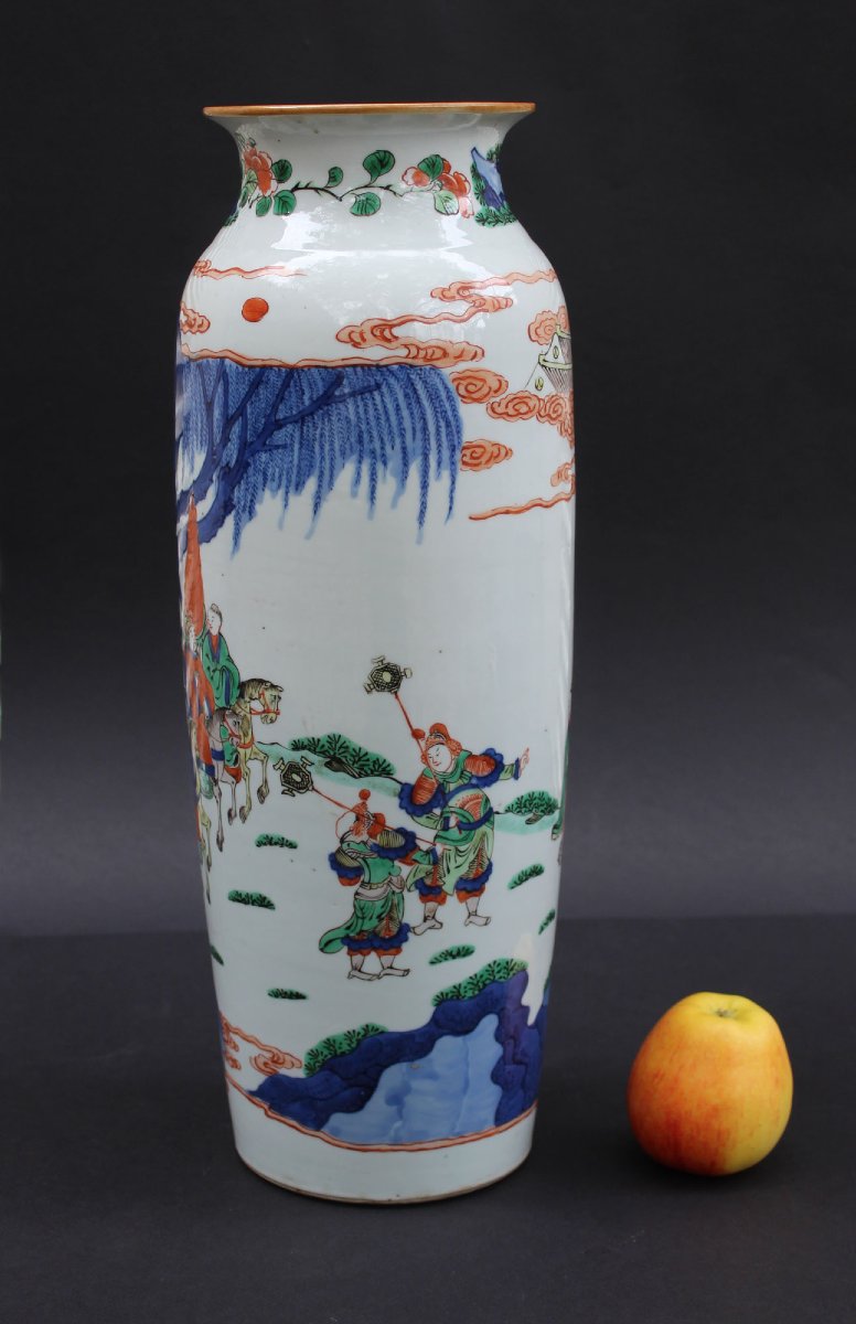 Grand Vase Ancien en Porcelaine Chinoise XIXe siècle-photo-2