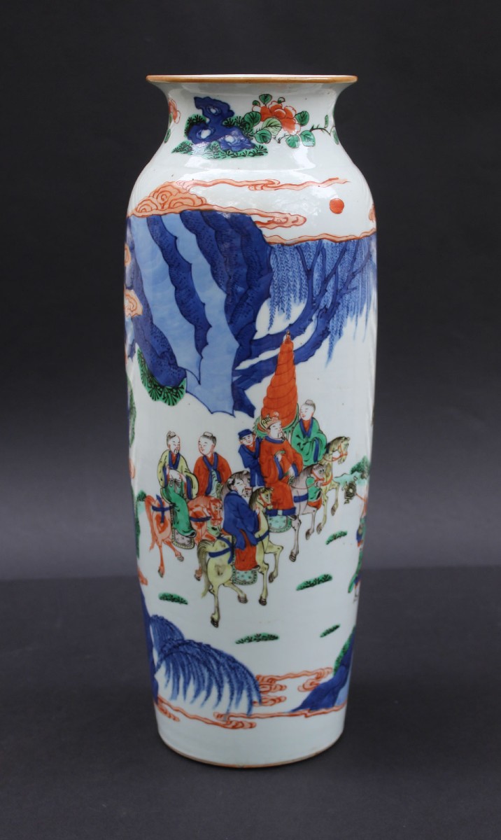 Grand Vase Ancien en Porcelaine Chinoise XIXe siècle