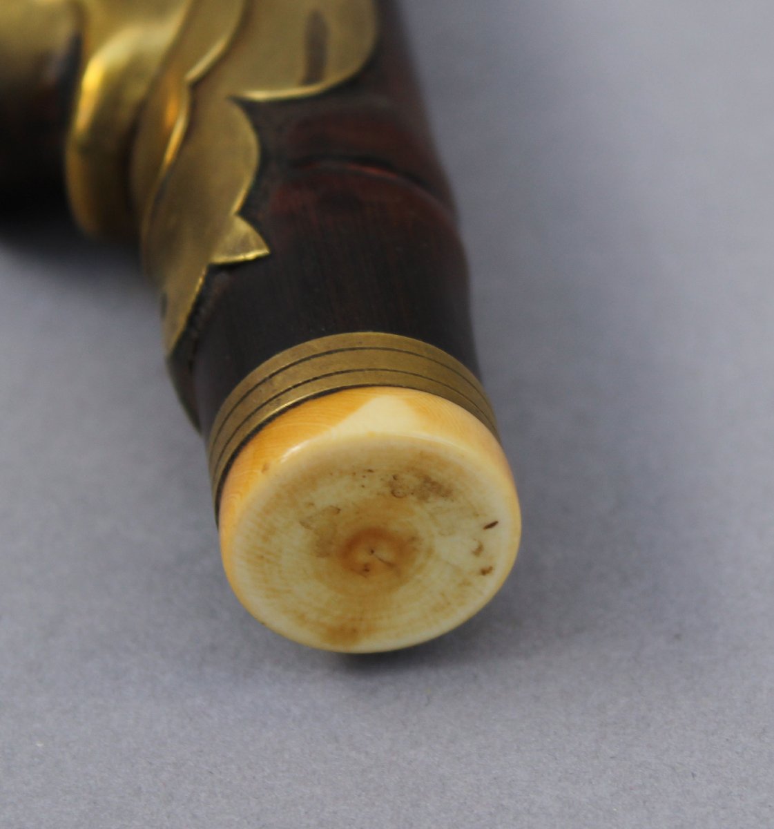 Pipe à Opium de Voyage Chinoise Ancienne-photo-2