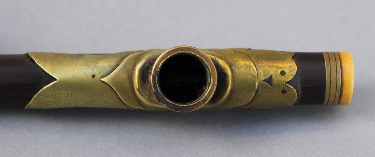 Pipe à Opium de Voyage Chinoise Ancienne-photo-3