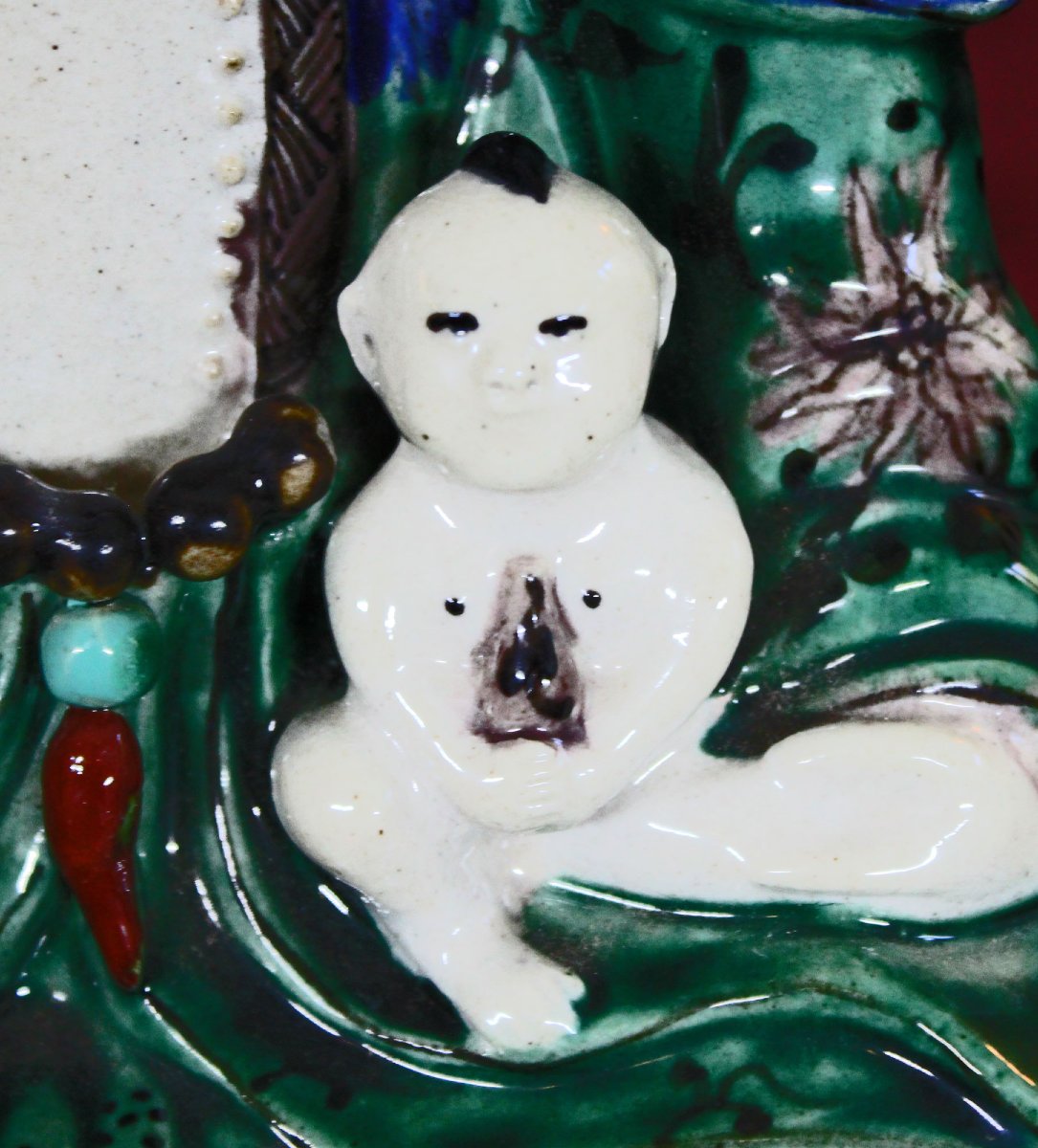Chinese Guanyin Porcelain Jingdezhen Fertility, Safe Pregnancy & Children In Good Health-photo-2