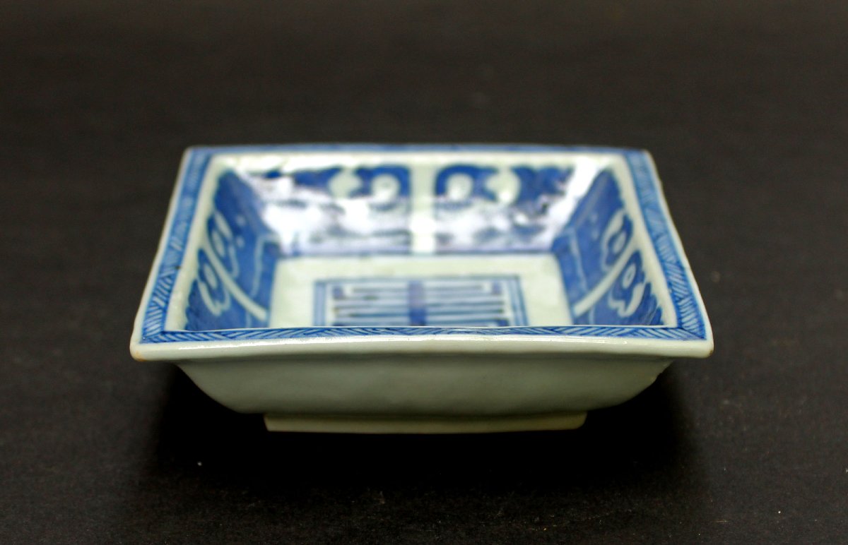 Antique Plat Chinois Bleu et Blanc Ko-Sometsuke pour le Marché Japonais, Début XVIIe Siècle-photo-2