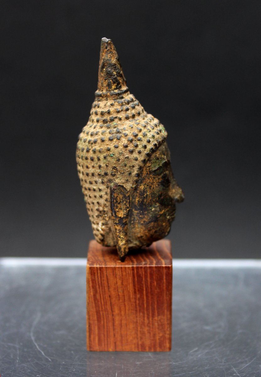 Tête De Bouddha En Bronze, Période Ayutthaya, Thaïlande, XVe–XVIe Siècle  -photo-4