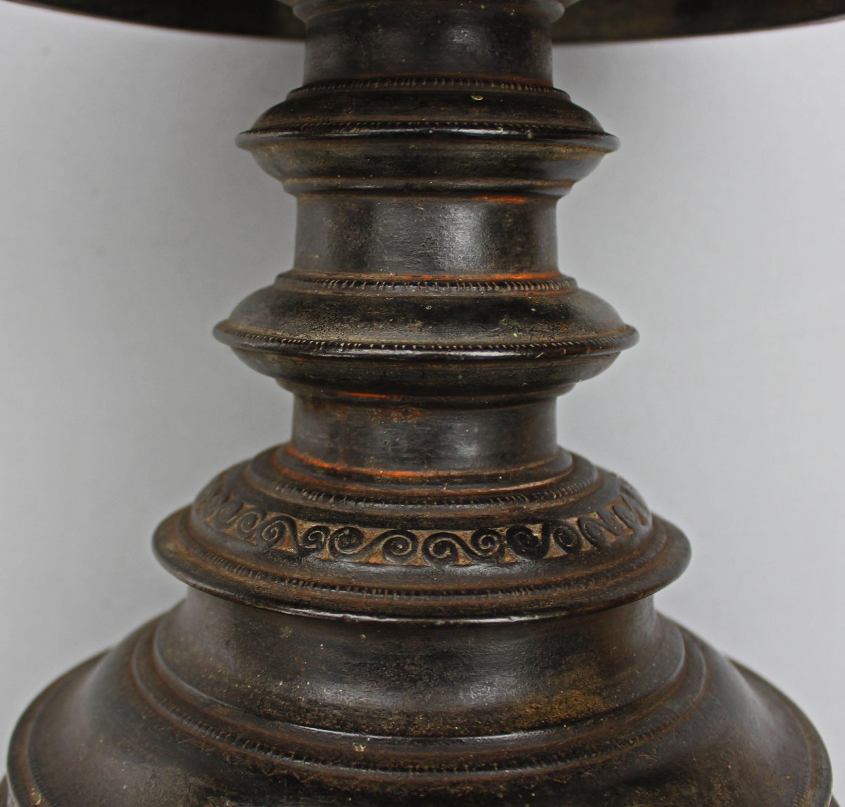 Serakkalaya Ancien En Bronze De Ceylan, Socle Rituel Kandyen Sri Lanka, XIXe Siècle-photo-4