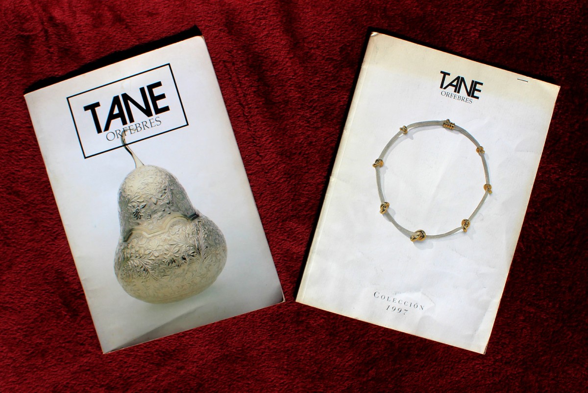 Boucles d’Oreilles Vintage TANE Mexique Argent Massif et Vermeil, Acapulco 1997-photo-3