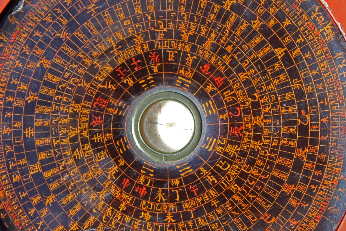 Antique Chinese Luopan Feng Shui Compass, XIng Tai Ji, XIngning, Late 19th C-photo-2