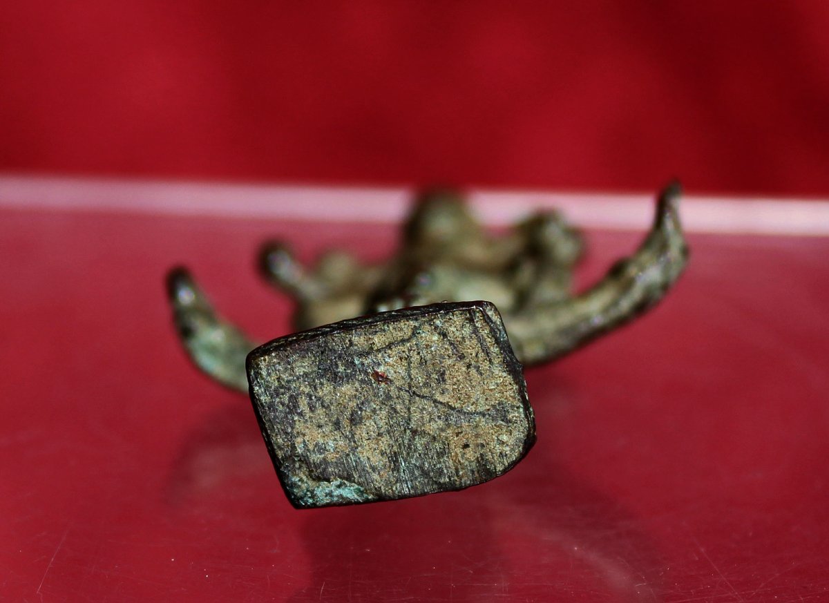 Vishnu Sur Garuda Khmer Ancien En Bronze, Angkor Wat, XIIe Siècle-photo-1