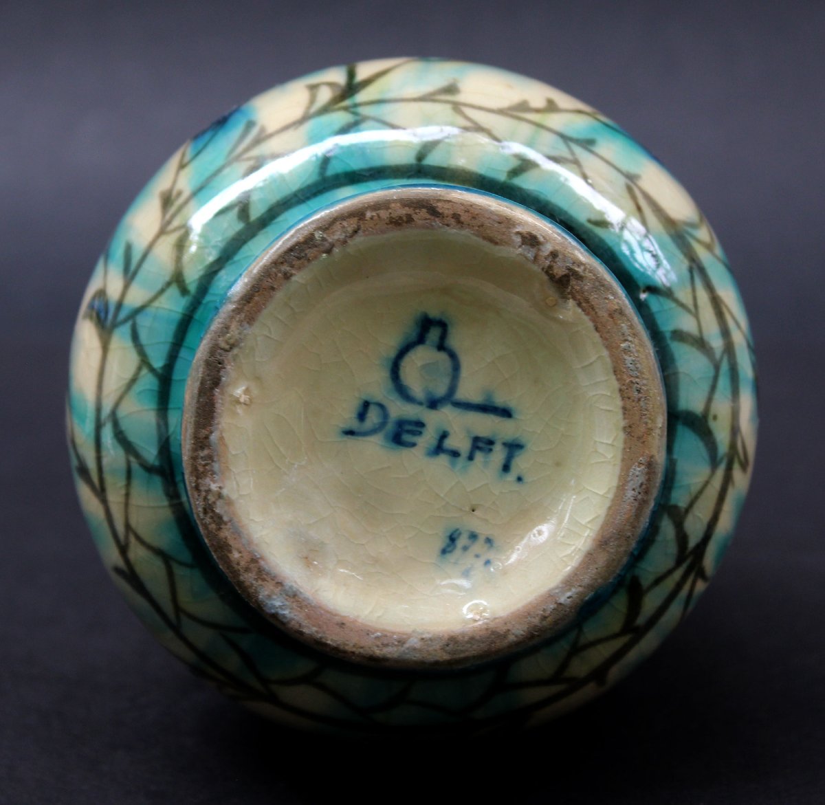 Antique De Porceleyne Fles Royal Delft Nieuw Delft Iznik Jug-photo-3