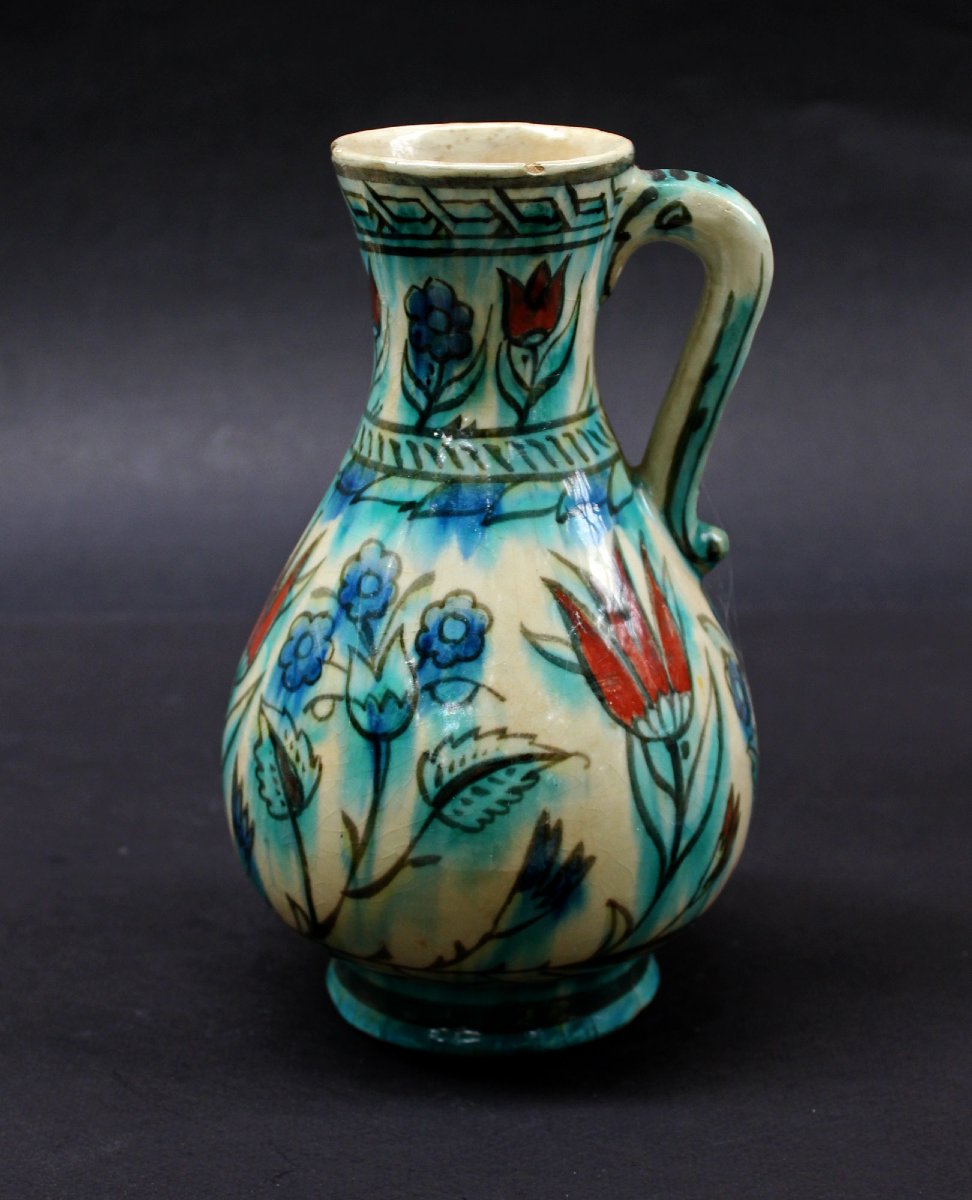 Antique De Porceleyne Fles Royal Delft Nieuw Delft Iznik Jug