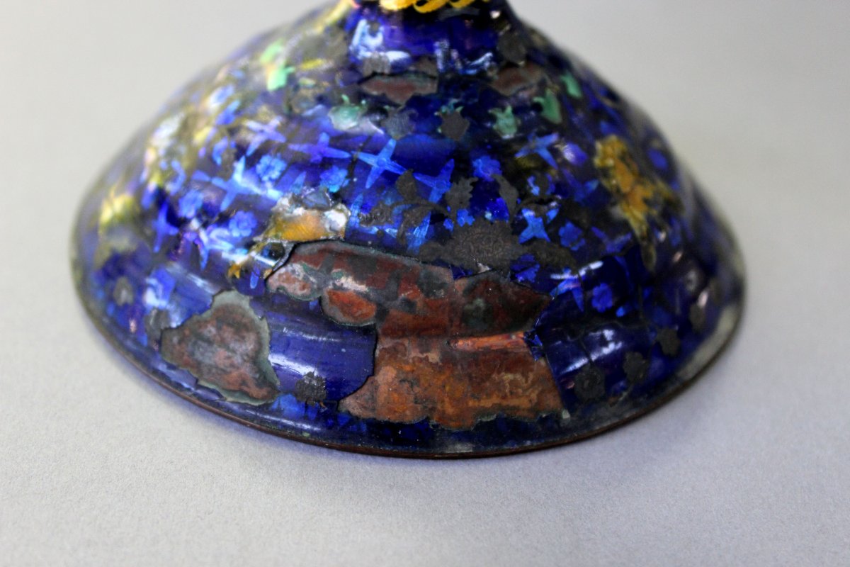 Antique Chinese Canton Enamel Collection For Vietnam, Indochina, 19th Century-photo-3
