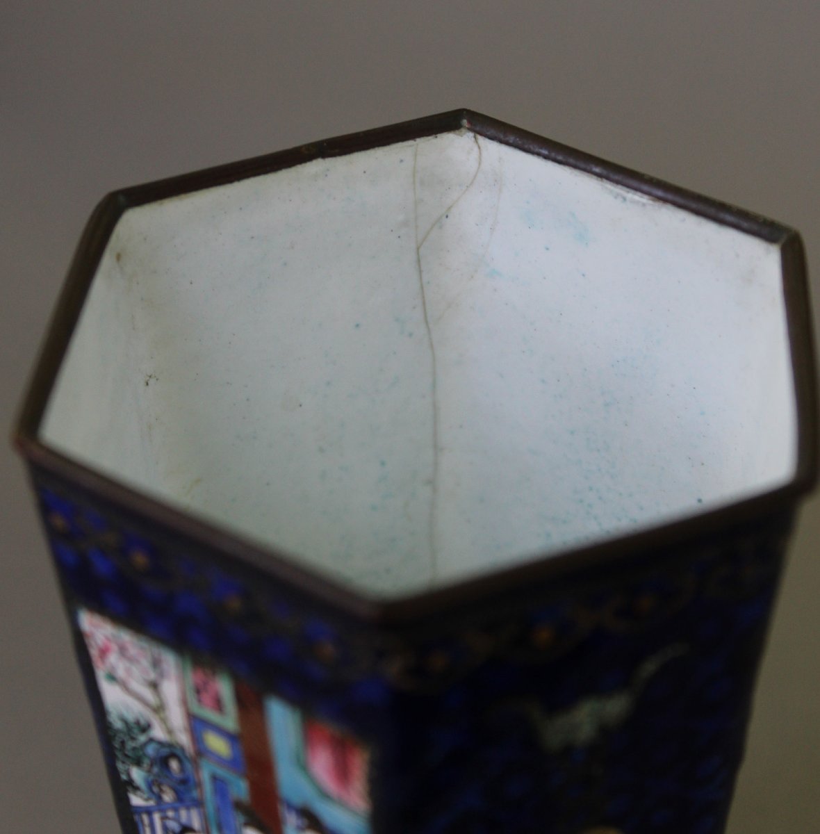 Antique Chinese Canton Enamel Collection For Vietnam, Indochina, 19th Century-photo-8