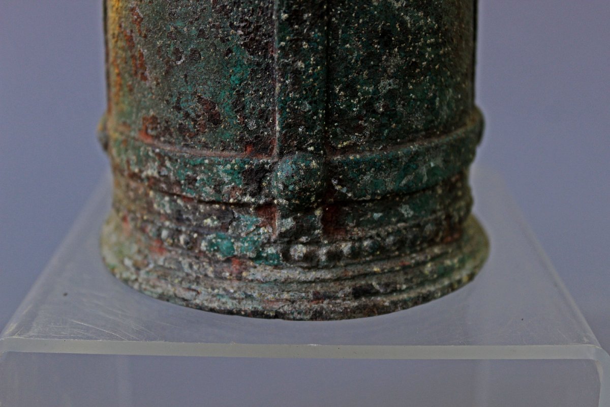 Antique Thai Bronze Elephant Bell, 18th Century, -photo-2