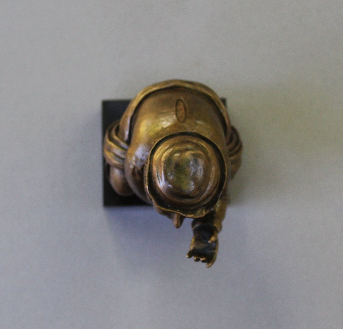 Antique Austrian Vienna Bronze Goldscheisser Dukatenscheisser Comic Figure, Circa 1900-photo-3