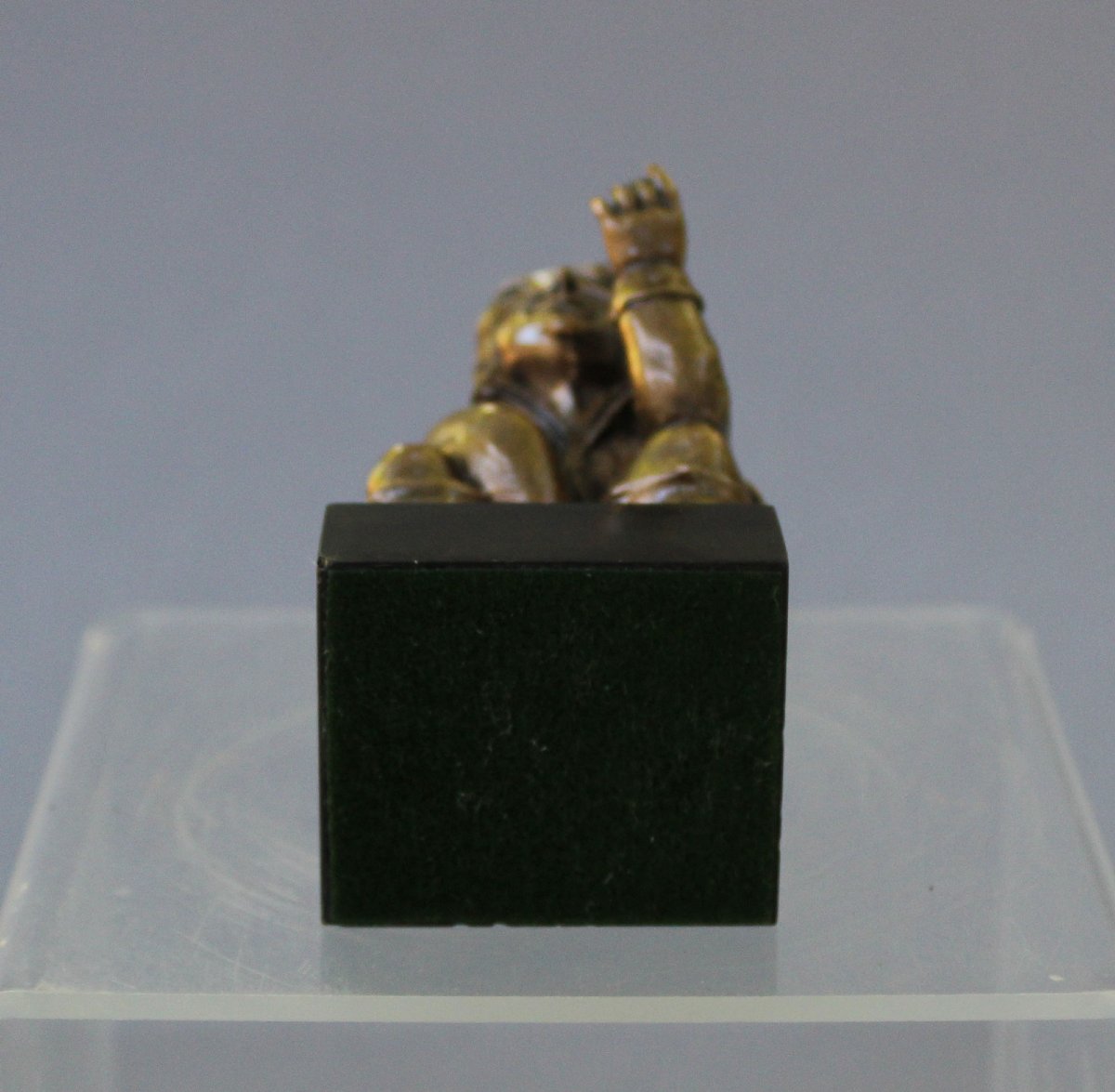 Antique Austrian Vienna Bronze Goldscheisser Dukatenscheisser Comic Figure, Circa 1900-photo-4