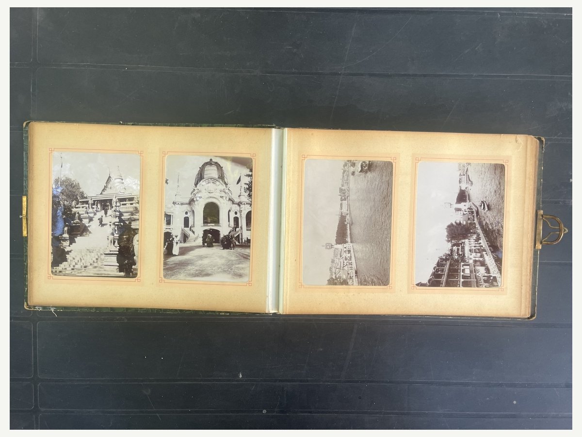 Antique Album Photos Exposition Universelle Paris 1900 – 72 Photographies Originales-photo-3