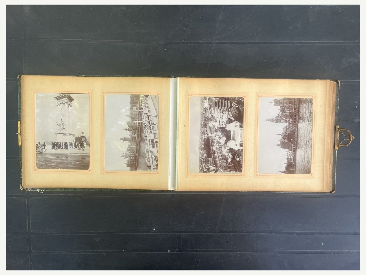 Antique Album Photos Exposition Universelle Paris 1900 – 72 Photographies Originales-photo-4