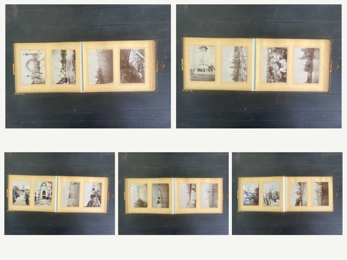 Antique Album Photos Exposition Universelle Paris 1900 – 72 Photographies Originales-photo-7