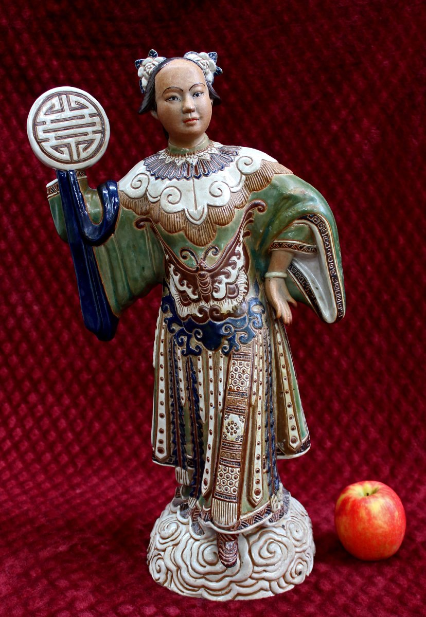Grande Statue Cái Mai Saïgon Vietnam, Femme au Thọ Longévité, Indochine-photo-2