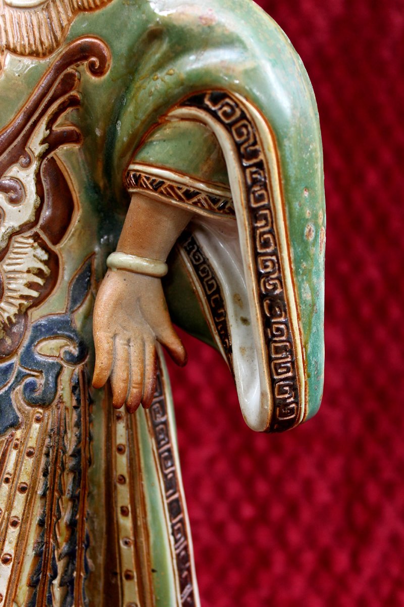 Grande Statue Cái Mai Saïgon Vietnam, Femme au Thọ Longévité, Indochine-photo-1