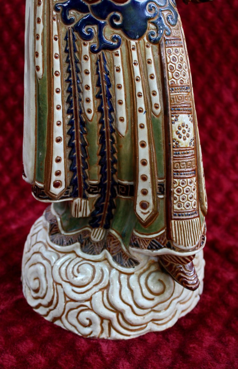 Grande Statue Cái Mai Saïgon Vietnam, Femme au Thọ Longévité, Indochine-photo-2