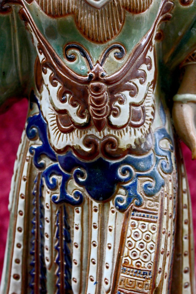Grande Statue Cái Mai Saïgon Vietnam, Femme au Thọ Longévité, Indochine-photo-7