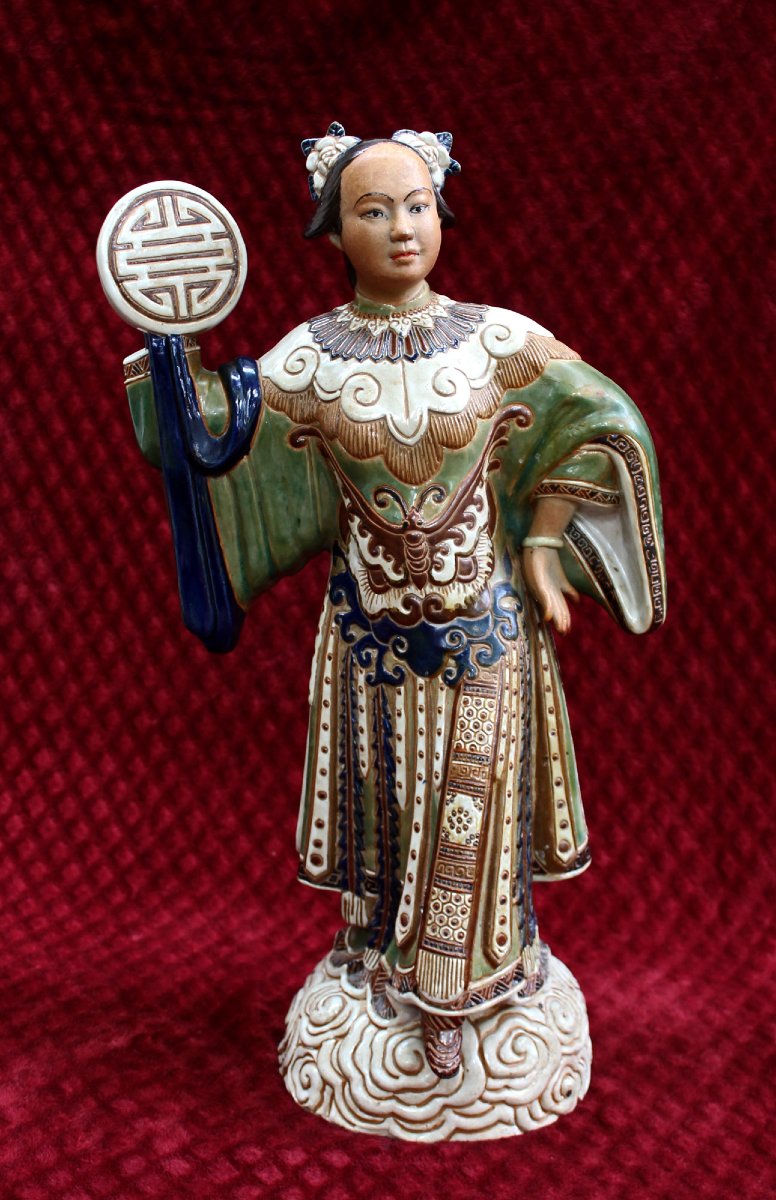 Grande Statue Cái Mai Saïgon Vietnam, Femme au Thọ Longévité, Indochine