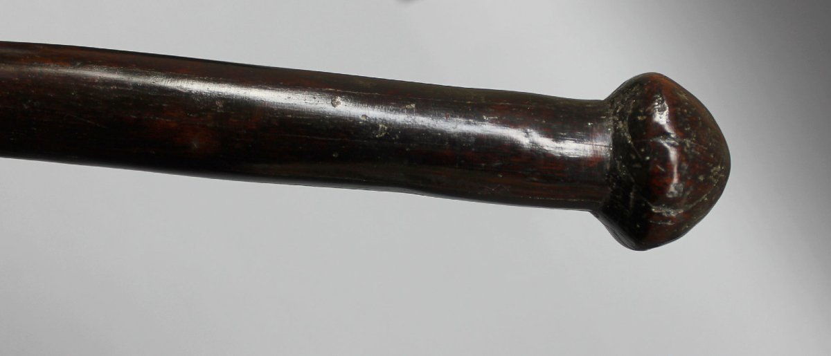 Massue ancienne en bois, Vanuatu, Nouvelles-Hébrides, splendide patine, art océanien-photo-3