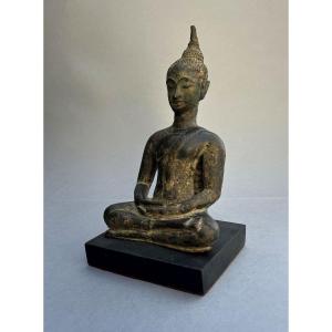 Bouddha De Méditation En Bronze Thaïlande Période Lanna XVe Siècle