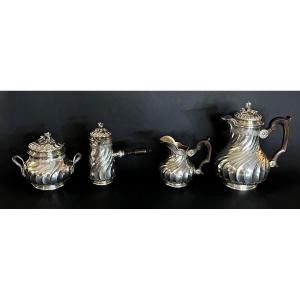 Fray Harleux, Solid Silver  Coffee Service (1st Title Minerva)