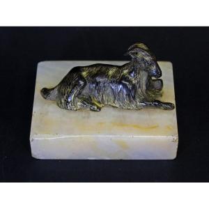  Billy Goat Antique French Animalier Bronze 