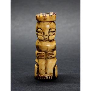 Tampon Sceau Ancien Lega En Ivoire Du Congo Art tribal africain