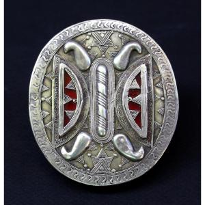 Antique Kazakh Silver Kudagi Zhuzik Matchmaker’s Ring Central Asian Ethnic Jewellery