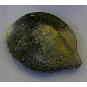 Antique Indian Chakla Chapati Stone, Green Marble, 19th–early 20th Century