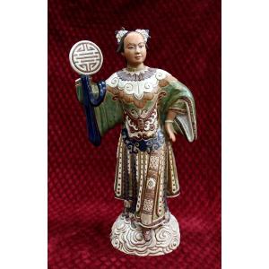 Grande Statue Cái Mai Saïgon Vietnam, Femme au Thọ Longévité, Indochine