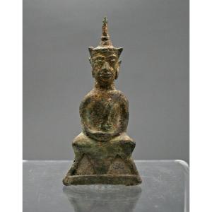 Antique Thai Bronze  Phra Ngang Voodoo Buddhist