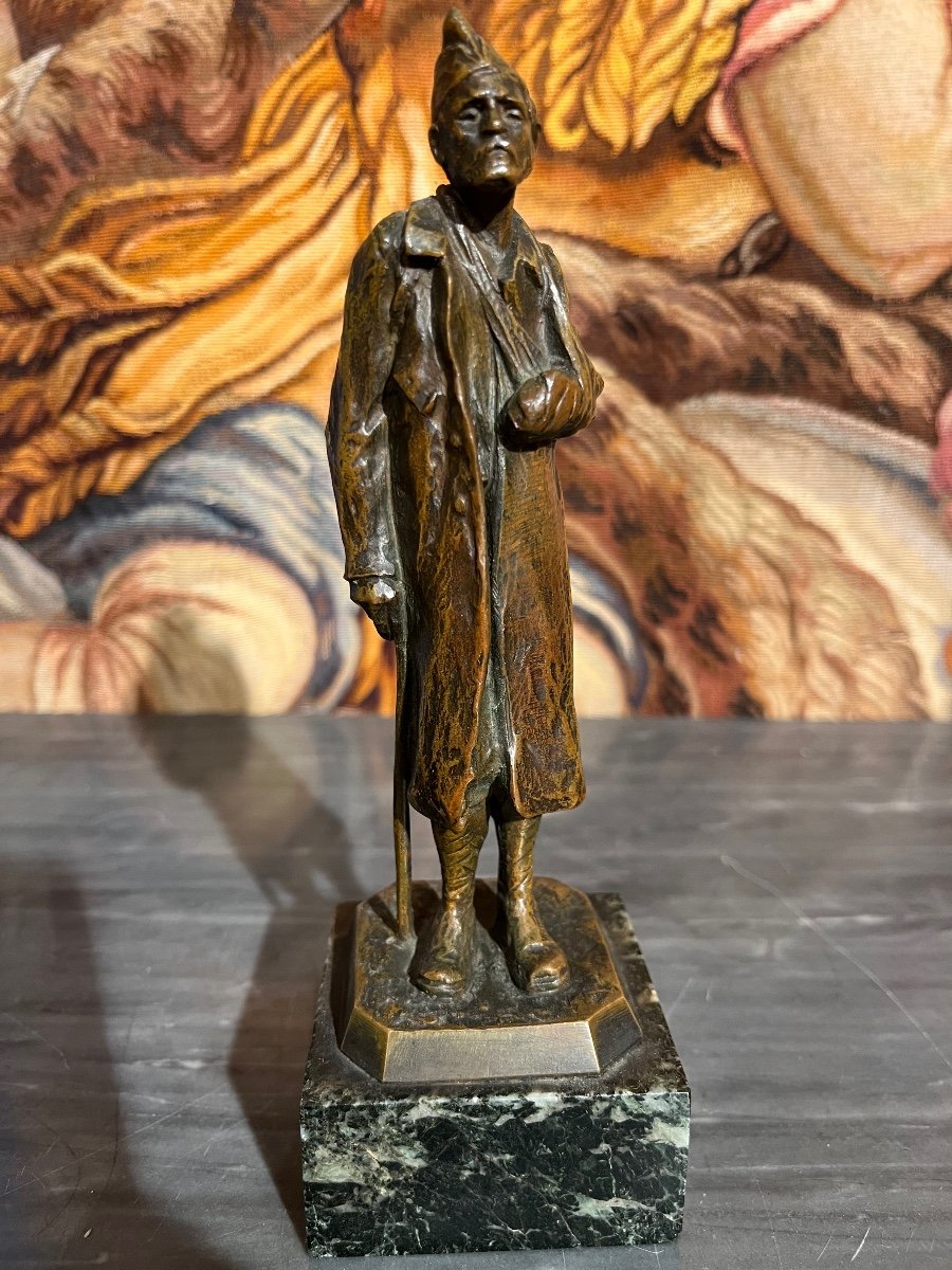 Bronze, D’eugène Doumenc, Poilu. 