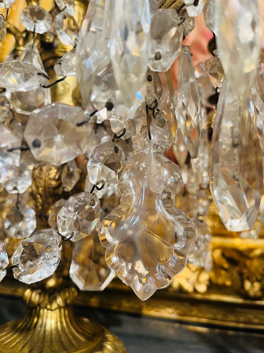 Paire De Girandoles, XIX ème -photo-7