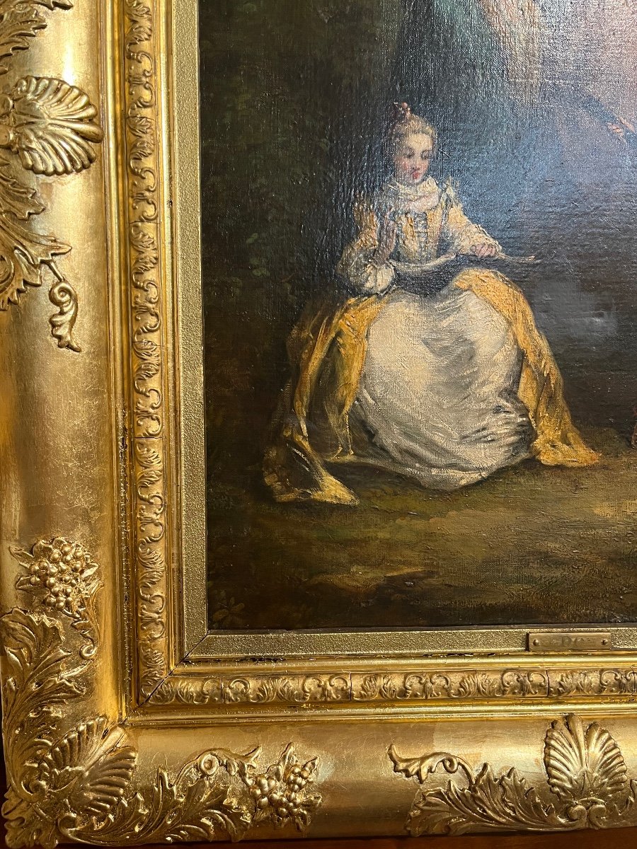 English School Country Scene, Late 18th Century-photo-1