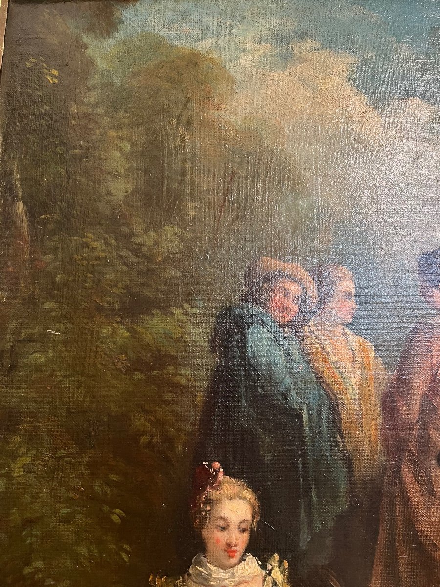 English School Country Scene, Late 18th Century-photo-4