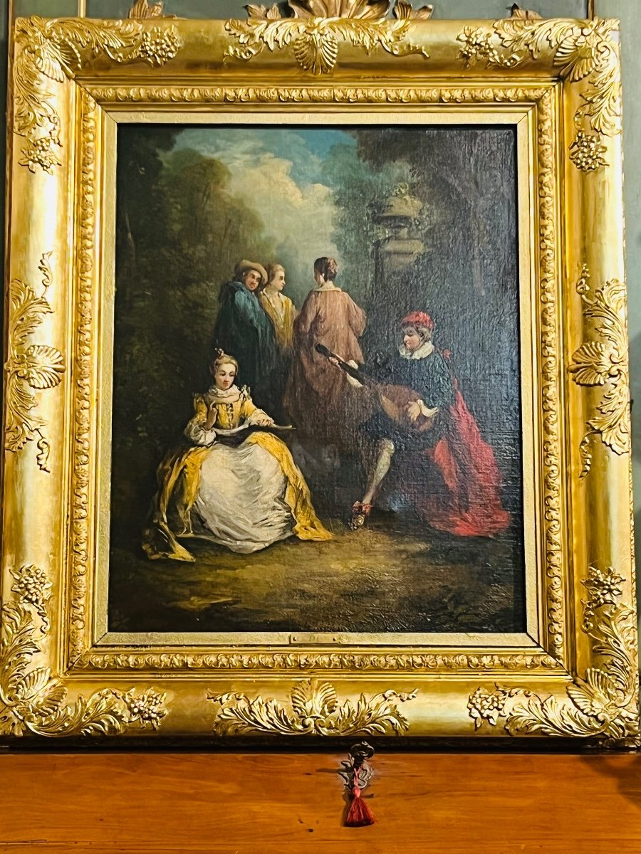 English School Country Scene, Late 18th Century-photo-7