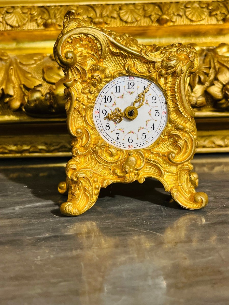 Bronze Clock, Napoleon III.-photo-2