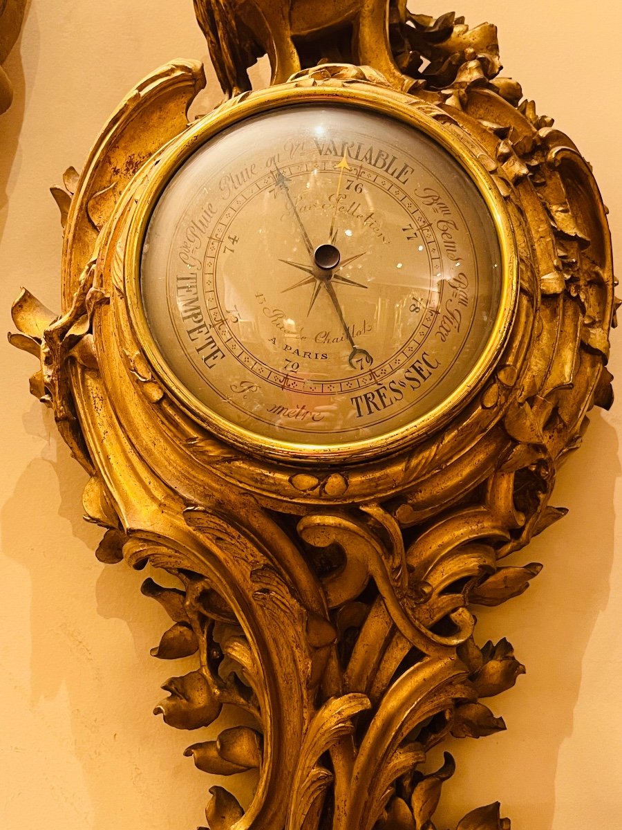 Barometer In Golden Wood, XIXth.-photo-7