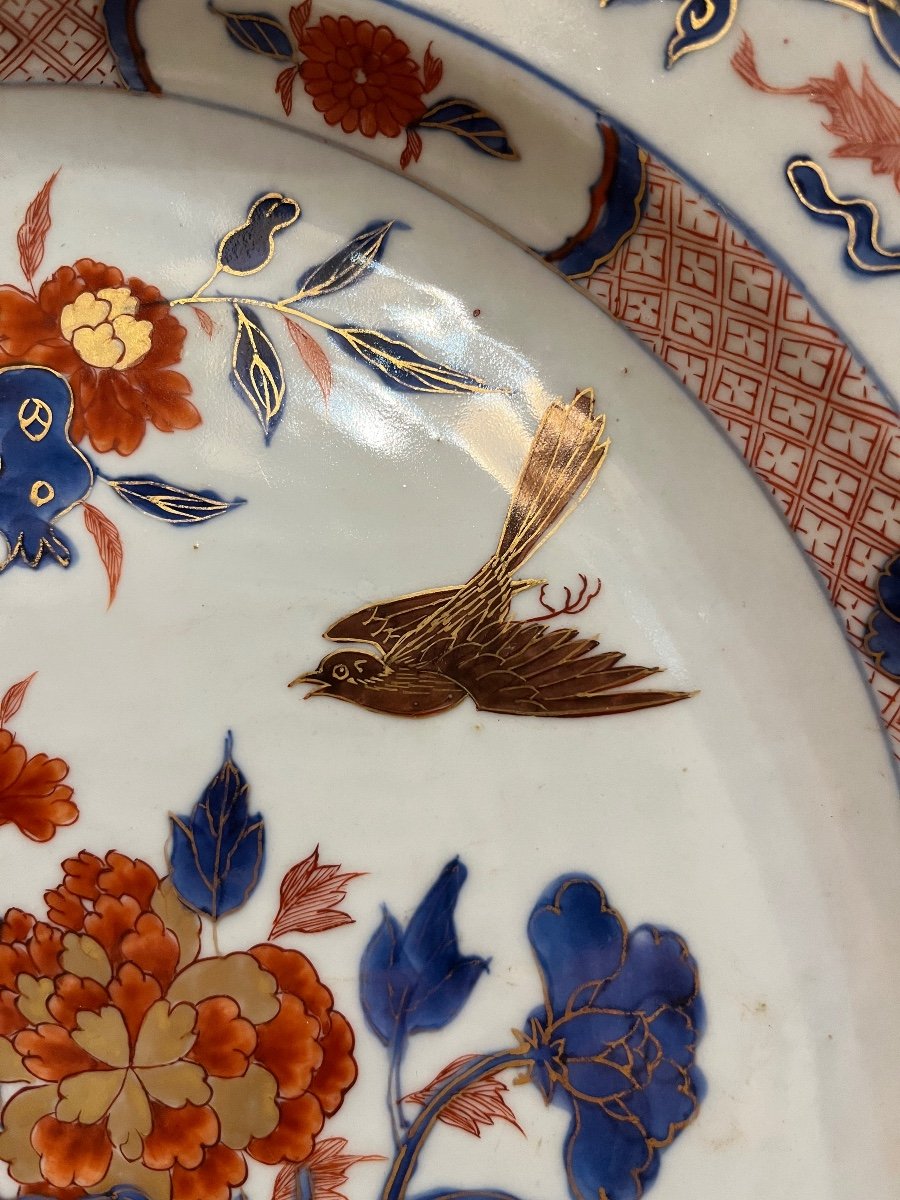 Chine, Grand Plat Imari, XVIII ème.-photo-4