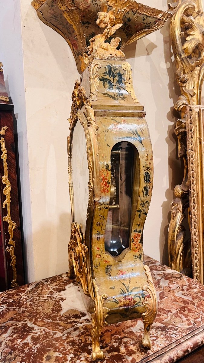 Cartel et sa console d’Applique D’époque Louis XV.-photo-2