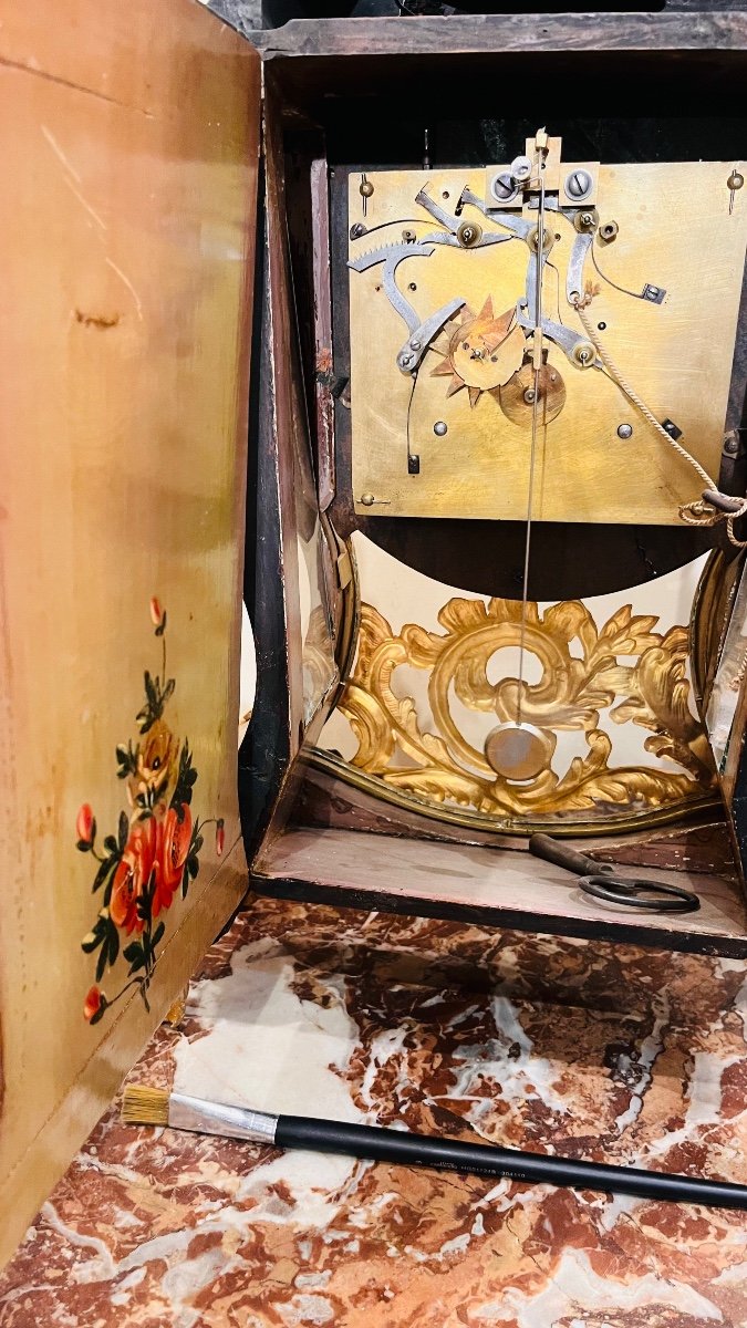 Cartel et sa console d’Applique D’époque Louis XV.-photo-6