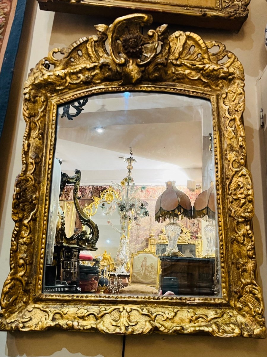 Miroir D’époque Régence.-photo-2