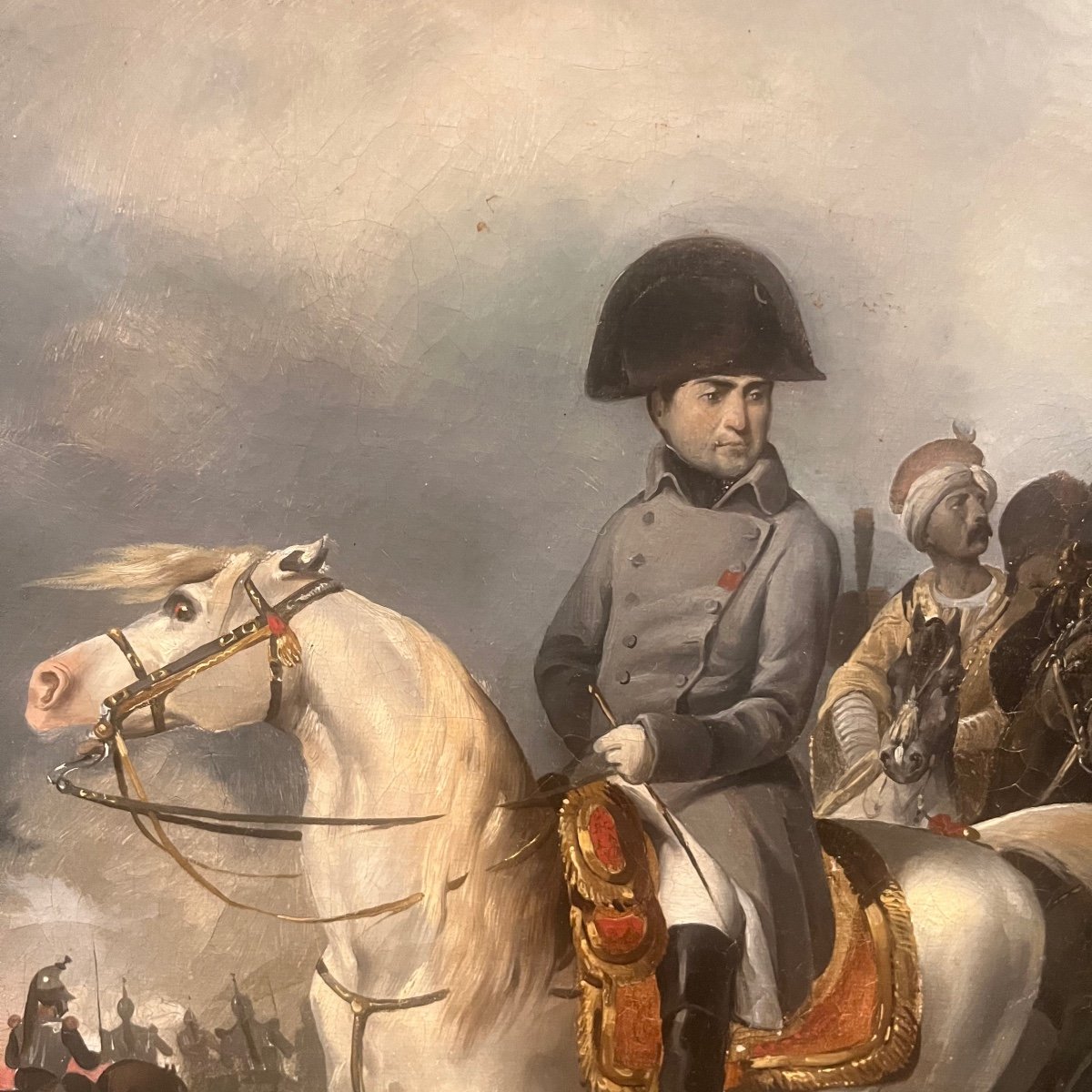 Napoleon Bonaparte Equestrian Scene, 19th Century -photo-3