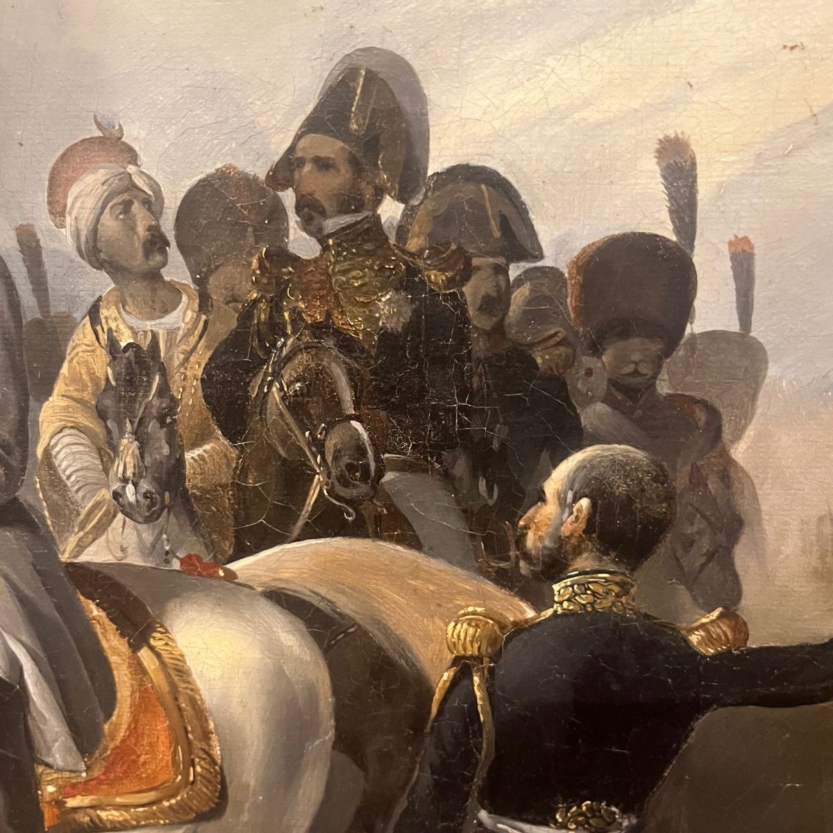 Napoleon Bonaparte Equestrian Scene, 19th Century -photo-2