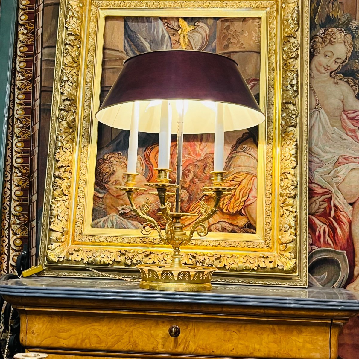 Empire Style Hot Water Bottle Lamp, Delisle . -photo-3