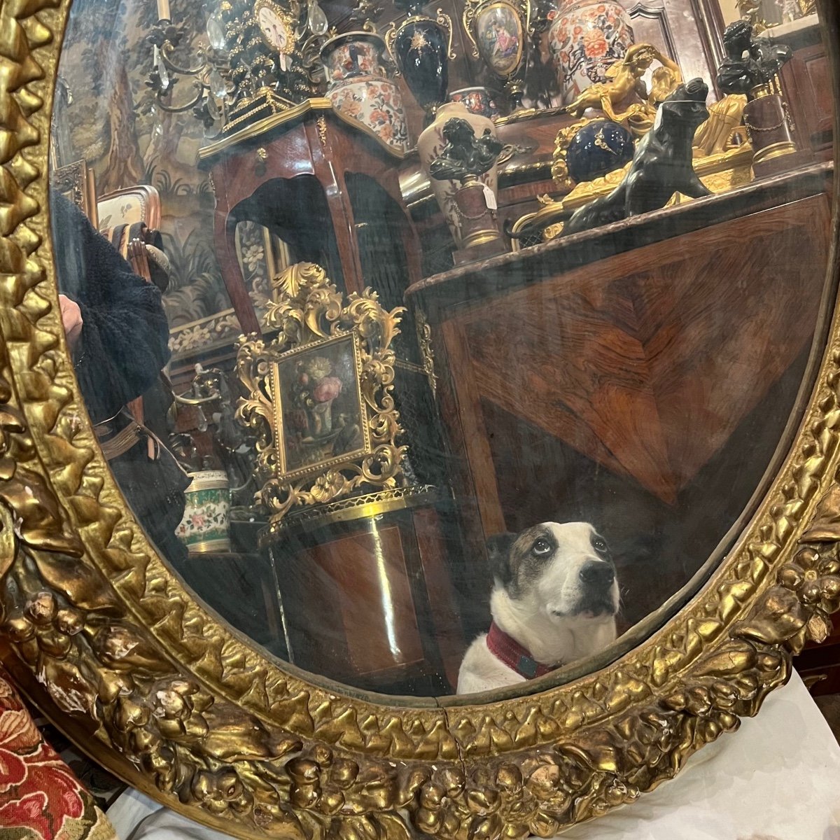 Oval Mirror , Louis XIV.-photo-4